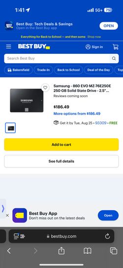 2x samsung 860 evo sata ssd