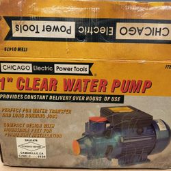 1" CLEAR WATER PUMP