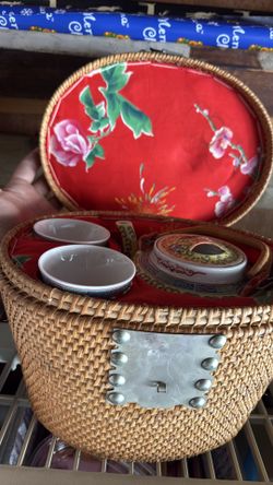 Vintage Chinese Tea Set for 2