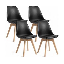 Black chairs set