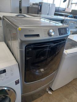 MAYTAG GRAY FRONT LOAD WASHER COMMERCIAL TECHNOLOGY