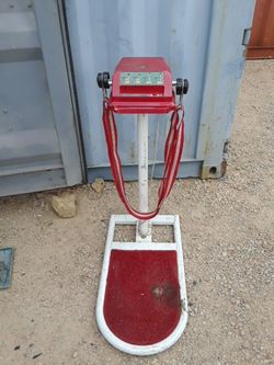 Vintage exercise health machine