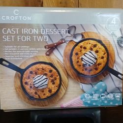 Crofton Cast Iron Dessert Set For Two