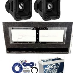 NEW POWERFUL BASS PACKAGE KICKER SOLO X 15” WIth BIG PORTED BOX CUSTOM