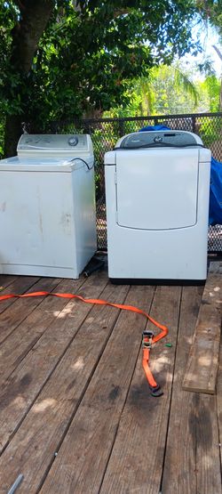 Mayday washer  Westinghouse dryer
