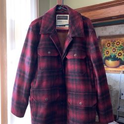 Ruff Hewn Men’s red And Black Jacket NWT Size Large