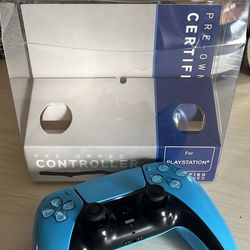 Pre owned blue ps5 controller 