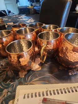 Copper  cups great  additions  your Copper  kitchen  collection