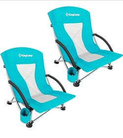 Low Beach camping chairs