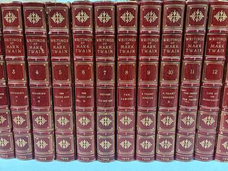 Rare 37 Volumes WRITINGS OF MARK TWAIN, 1929 Ltd Ed 25/1000