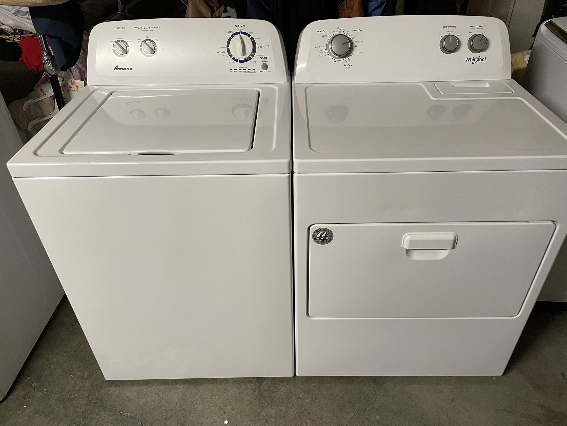 Top Load Electric Washer & Dryer 