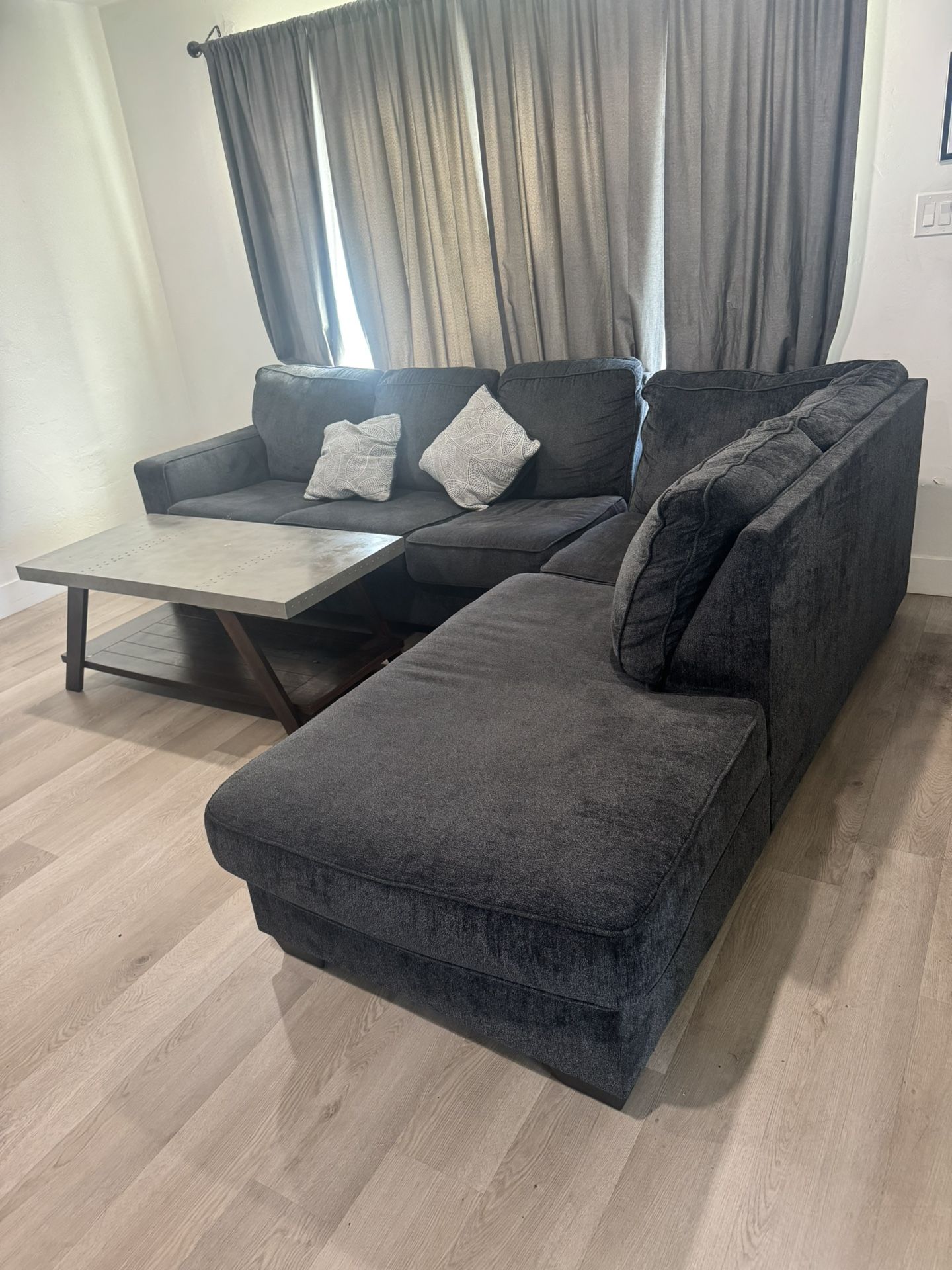 2 Piece Sectional With Futon