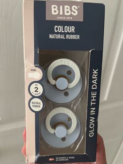 BIBS Colour Natural Rubber Pacifiers 2-Pack