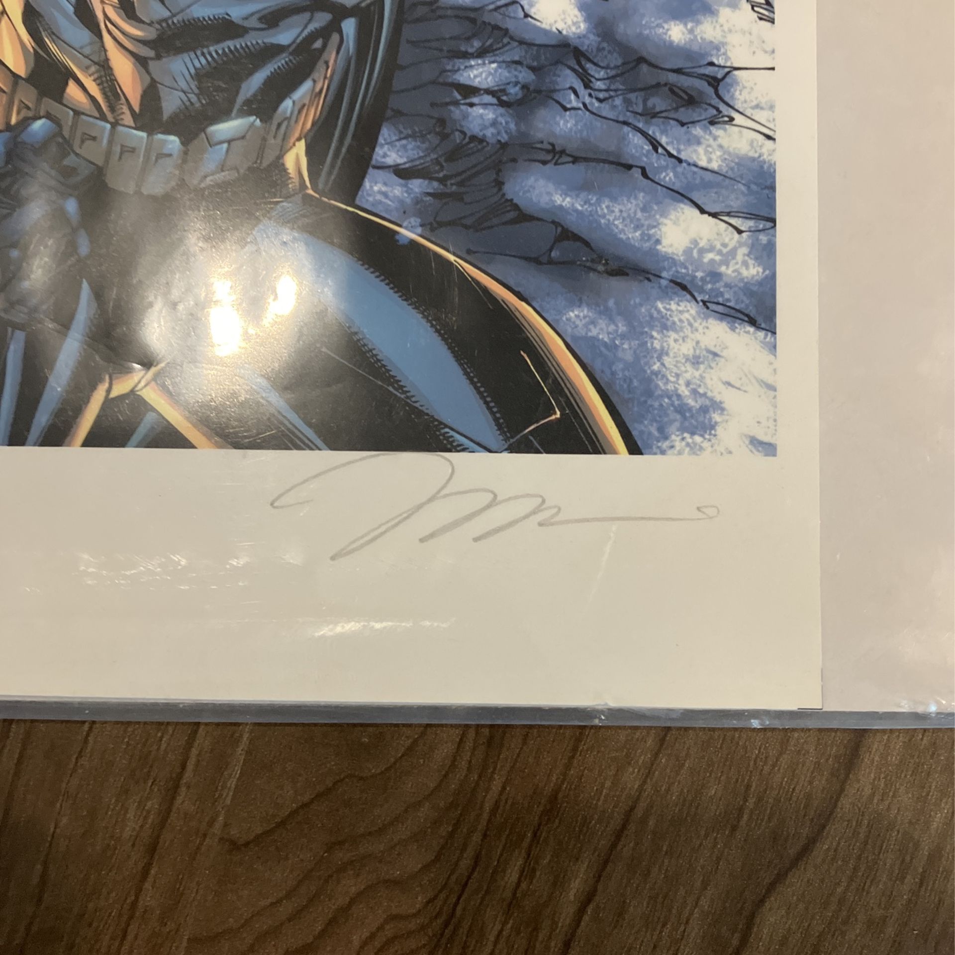 Jim Lee Signed Superman Batman Wonder Woman Print - Exclusive