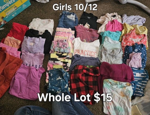 Girls Clothes Lot Size 10/12