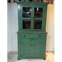 Green Antique Dresser 