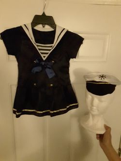 Navy captain halloween costume for girls
