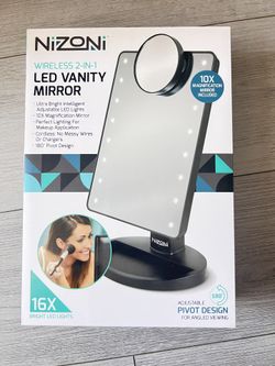 Nizoni Wireless Two And One Led Vanity Mirror