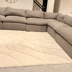 Sectional Sofa With Recliners 6 Pieces