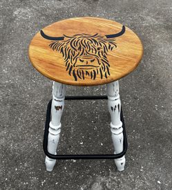 Highland Cow Stool 