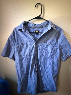 Lee blue short sleeve
