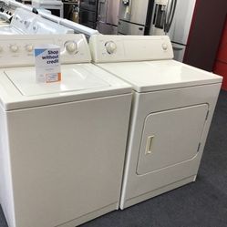 Whirlpool Washer And Dryer Set. 1 year Warranty 