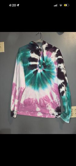 M Tie Dye Ivory Ella Hoodie