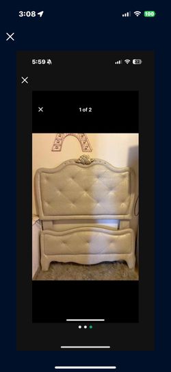 🎁BEAUTIFUL ASHLEY BRAND BEDROOM SET:  TWIN BED FRAME, TALL CHEST, NIGHTSTAND 🎁