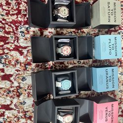 Omega watch: mission to Uranus, mission to Venus, mission to Pluto