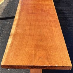 new handcraft solid cherry wood slab console table entry table L73”*W12”*H30”(address in description