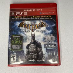 Batman Arkham Asylum GOTY Edition PS3