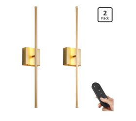 Modern Gold Linear Wall Sconces 2 Pack