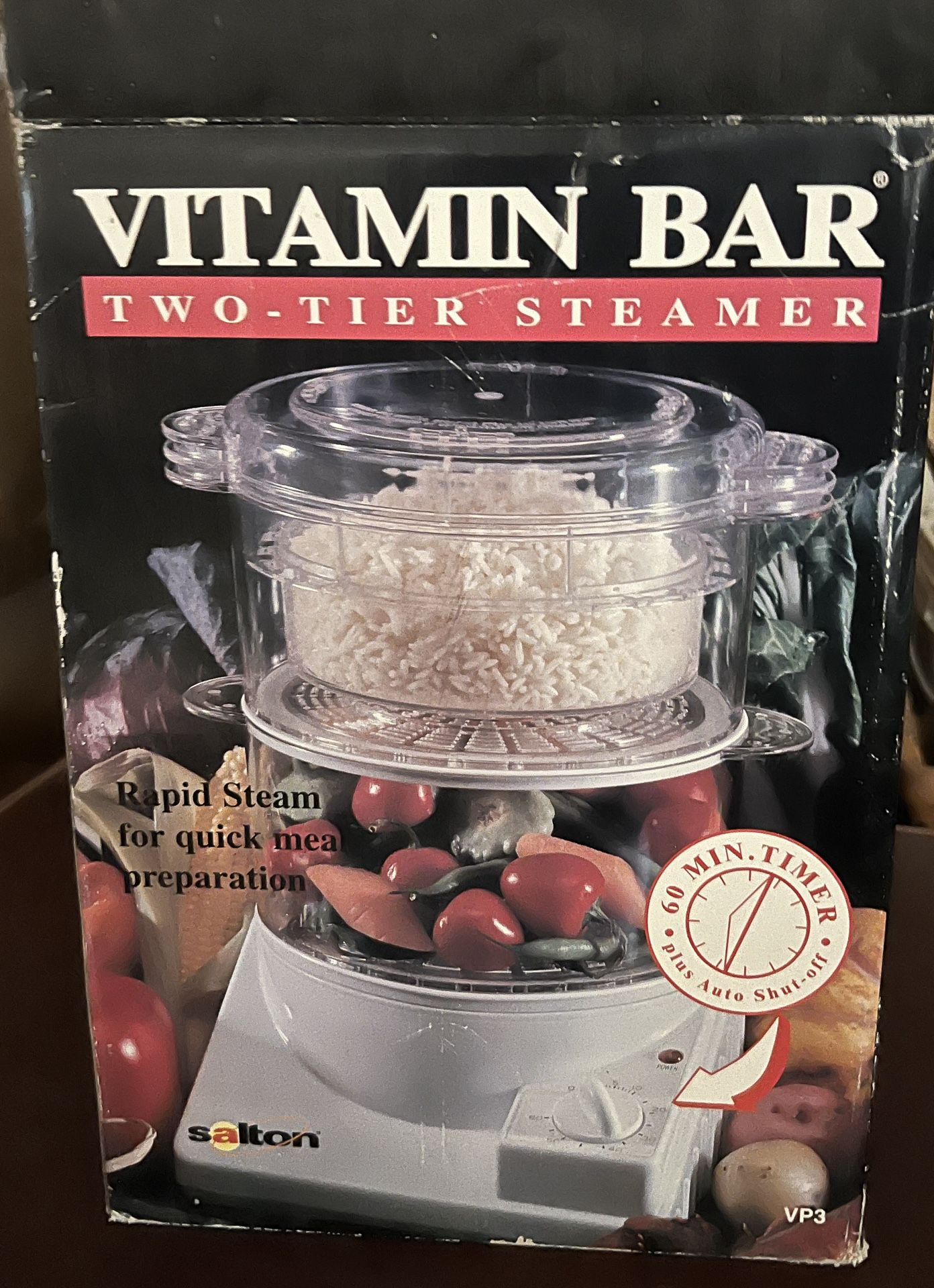 Salton Two Tier Electric Steamer