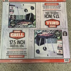 NEW Expert Grill 17.5" Charcoal Grill, with Wheels