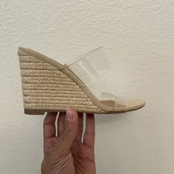 Women’s Ansel Double Band Open Toe Wedge Heels