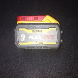 Dewalt 20v/60volt 9AH  Flexvolt Battery