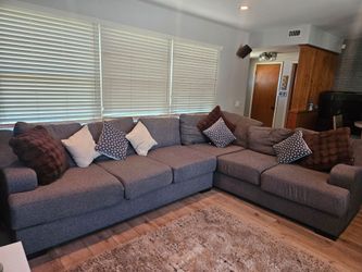 Blue Sectional Sofa
