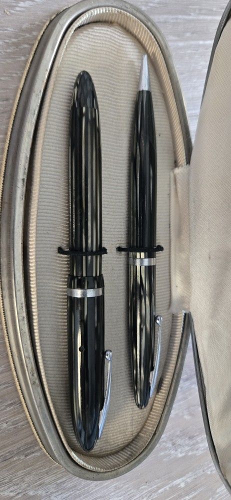Sheaffers Sheaffer Balance 500 Fountain Pen &360 Pencil Set-ca 1936-42 Orig Case