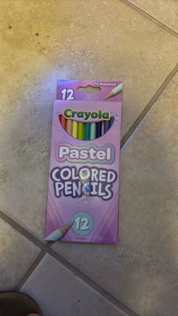 Crayola Pastel Colored Pencils 12-Pack
