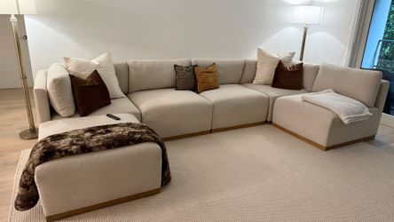 Henredon Murphy 6 piece sectional couch