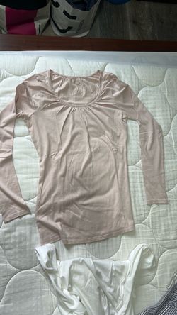 Gap Long Sleeve Blush Pink Top