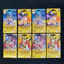ONE  PIECE OP17 THE WORLD’S STRONGEST WARRIORS SLEEVED BOOSTER PACKS