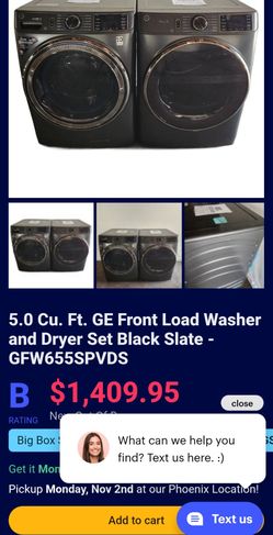 Washer and dryer