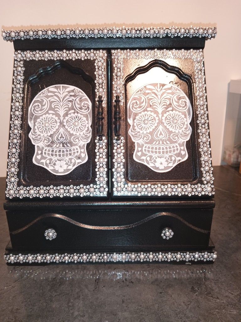 Dia De La Muerte Jewelry Box 