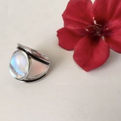 Moonstone Ring, Size 7