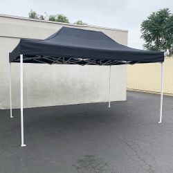 Brand New $145 Large 10x15 FT Heavy-Duty Popup Canopy Instant Shade Quick Open with Carry Bag