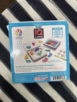 SmartGames IQ Love Travel Logic Puzzle Game – 120 Challenges