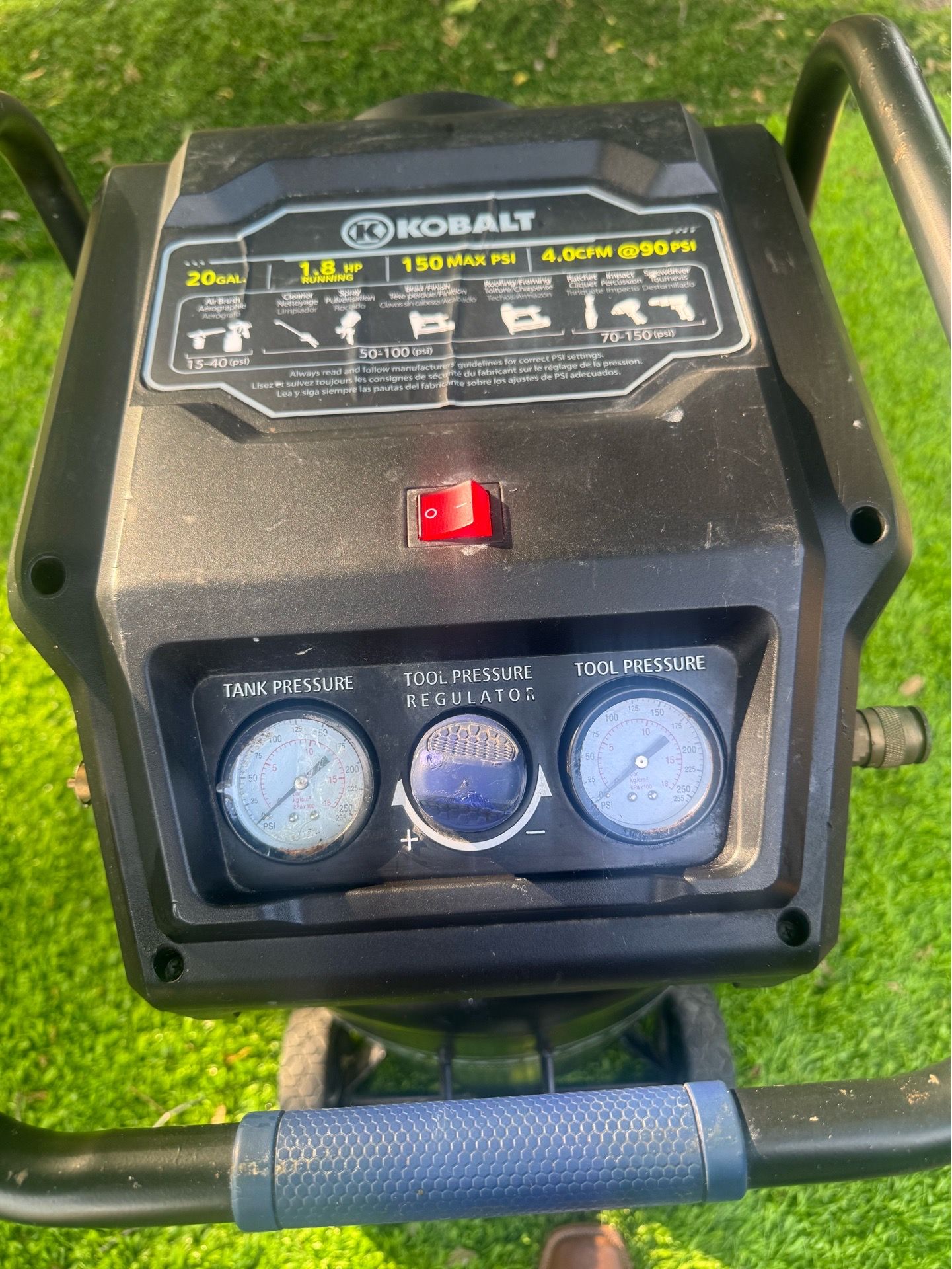 20 gal kobalt air compressor