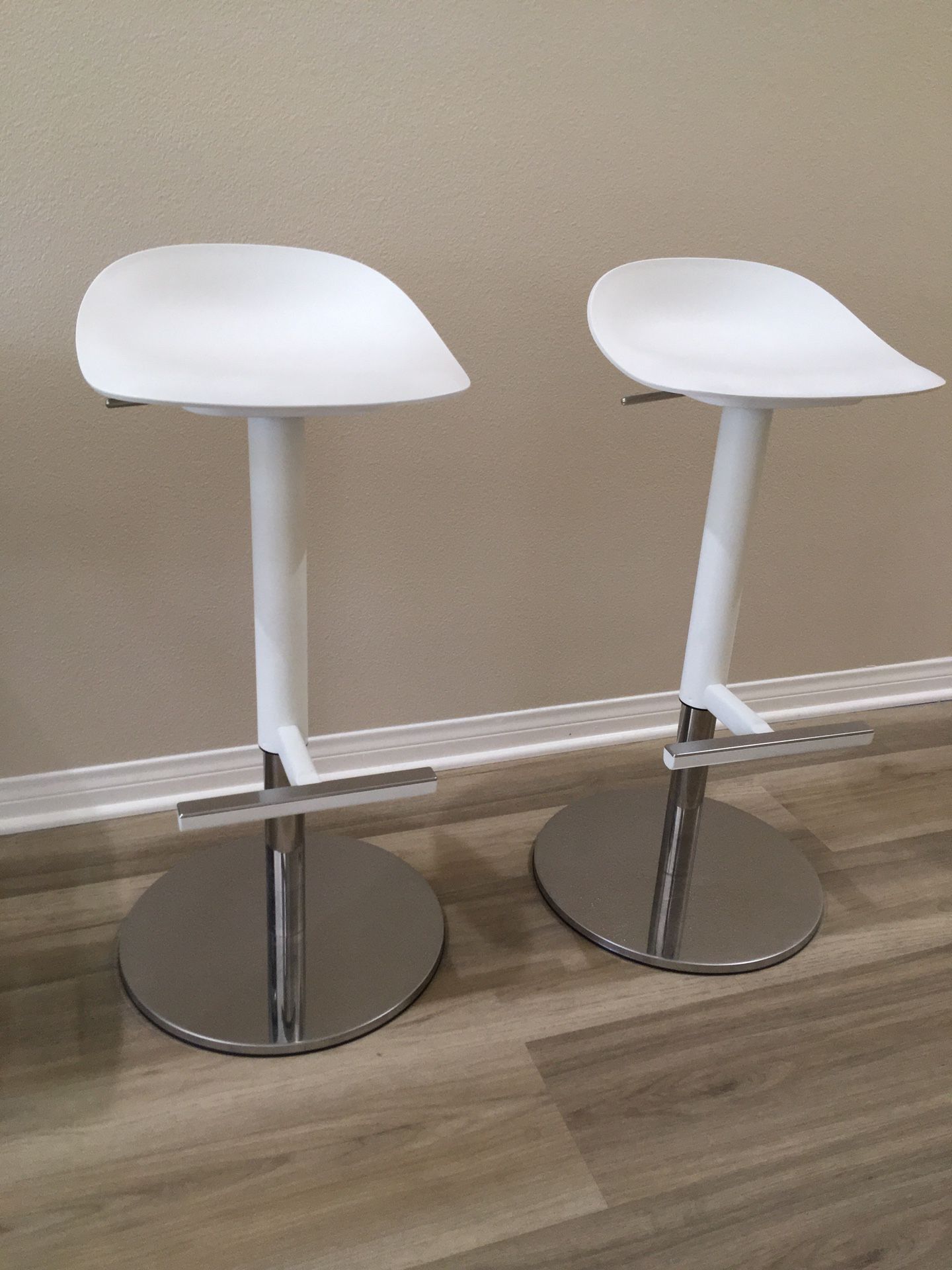 Barstools Adjustable Height Bar Stool Rotatable Set Of 2
