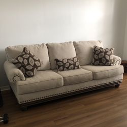 Sofa + Decorative Cushions 